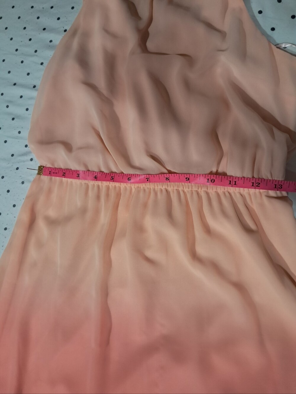 LC Lauren Conrad Ombré Maxi Dress - Pink Gradient Sleeveless Gown Size:M - Picture 5 of 14
